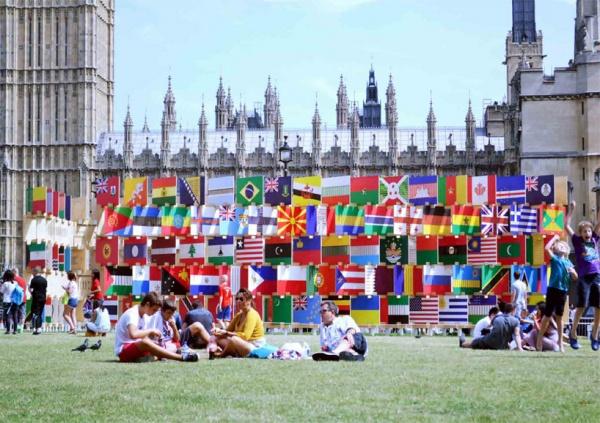 This was an exhibit to celebrate London&#x27;s diversity and the 2012 Olympics